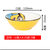 小黄人陶瓷碗碟可爱儿童餐具家用套装学生吃饭碗盘创意面碗大汤碗(4.25英寸圆碟2个装 默认版本)