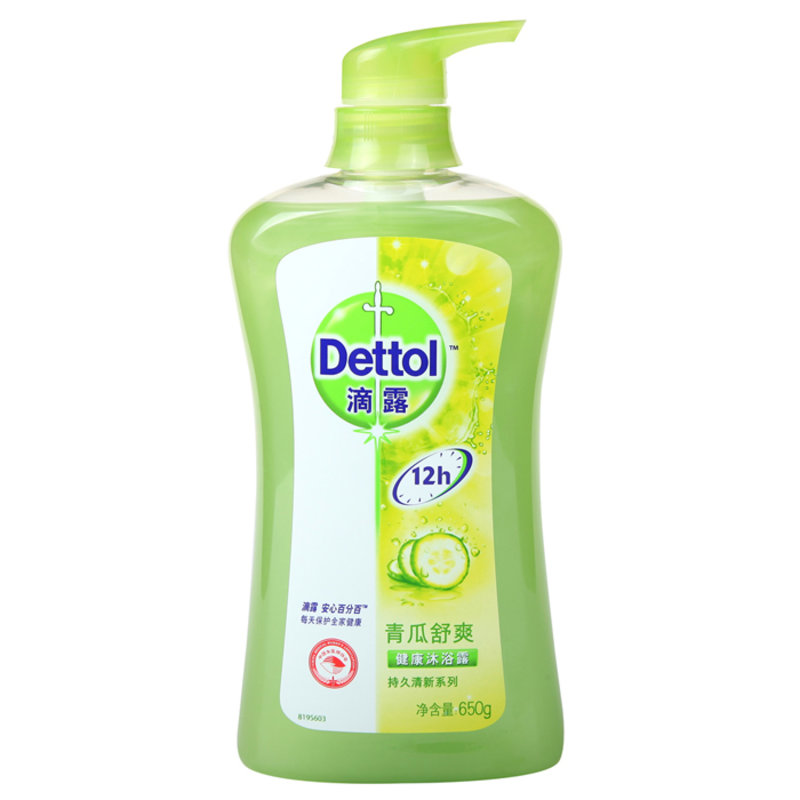 dettol 滴露健康沐浴露(多种味道)(青瓜舒爽650g)