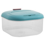 纳宝士（nowbox） 厨房装米桶家用密封可翻盖米箱12斤装米缸面粉储存罐防虫防潮大米收纳盒 透明款蓝