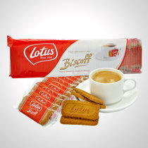 比利时进口饼干 lotus和情焦糖饼干312.5g 50片装 休闲零食食品