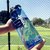 超大容量防摔塑料水杯子男女学生便携户外运动健身水壶水瓶太空杯(海蓝3000ml有滤网)