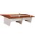 喜百灵XBL-HYZ-AL5米-4米-3.5米-3米x1200x750实木会议桌(实木板)