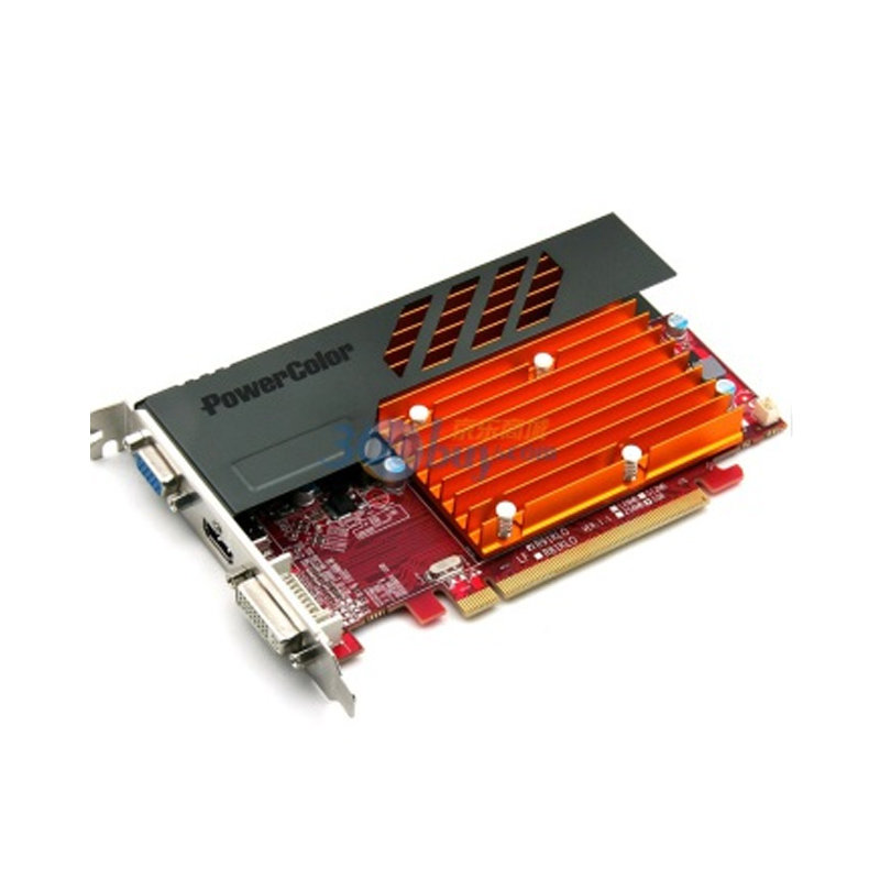 迪兰恒进hd6450绿色版1g显卡