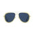 Dior女士蓝色镜片金属镜框飞行员太阳镜ULTIME1-LKSA9-57 时尚百搭