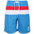 盖浪（GAILANG）3F1322时尚沙滩裤（蓝色/红白）（XL码）