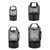 大容量pvc拼接防水桶包户外防水袋游泳溯溪漂流包潜水包装备用品(黑色10L(单肩）)