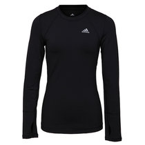 ADIDAS阿迪达斯T恤女子紧身长袖上衣 AA6708(黑色 XL)