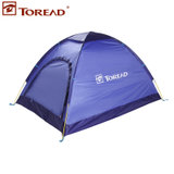 专柜探路者新款户外野营双人单层帐篷TEDC90035(冰紫)