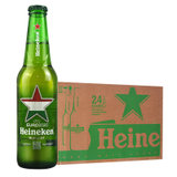 荷兰品牌喜力啤酒330ml*24瓶装整箱拉格黄啤俄罗斯进口(330ml*24瓶装 整箱)