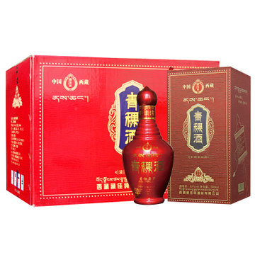 52度藏佳纯青稞酒青稞原浆浓香型白酒500ml6瓶整箱瓶