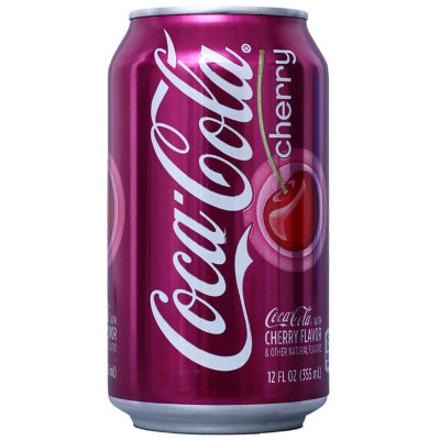 美国进口汽水 可口可乐（樱桃口味） 355ml