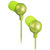 JVC Marshmallow HA-FR36-G入耳式 泡沫海绵带麦克通话耳机（绿色）（提供遥控及话音筒功能 同时支持iPod/iPhone/iPad/BlackBerry）