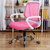 匠林家私椅子弓形椅升降办公椅电脑椅家用(粉色 白框)