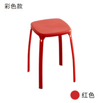 物槿 餐厅凳子LH-01(红色 牢固款)
