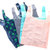 有乐 A217可折叠超市购物袋手提手拎袋 防水环保布袋袋子lq3072(粉色条纹)