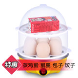 小逸小资TW-3105煮蛋器双层蒸蛋器多功能迷你电蒸蛋器1-14个蛋