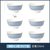 墨色日式10个装米饭碗家用陶瓷碗吃饭碗创意餐具网红小碗组合碗盘(6个装4.5英寸饭碗-海韵 默认版本)