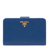 PRADA普拉达女士蓝色钱包1ML225-QWA-F0016蓝色 时尚百搭