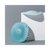 创意厨房水槽过滤网 浴室管道头发防堵工具 家用排水口防堵过滤器(湖蓝)