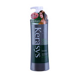 【包邮包税】KeraSys克拉洗丝 深层头皮清洁护发素(油性秀发)(银绿) 600毫升/支