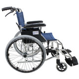 互邦铝合金便携式轮椅HBL35-SJZ20 （蓝色红色随机发送）
