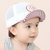 牛奶朋友婴儿帽子春秋宝宝帽薄款新生儿棒球帽婴儿鸭舌帽网格夏款(红色（网格） 48号：帽围（47-49cm）)