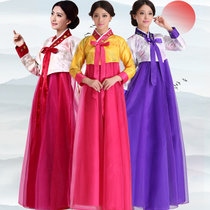韩服大长今舞蹈表演传统演出服女服装民族服饰改良韩服女(紫色)