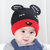秋冬季婴儿帽子秋冬保暖套头帽韩版新生儿胎帽宝宝帽0-3-6-12个月(黑色)