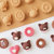 日本COTTA原装正品硅胶可爱甜甜圈水果巧克力法式软糖蛋糕模具(爱心款 默认版本)