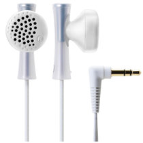 铁三角(audio-technica) ATH-J100 耳塞式耳机 时尚多彩 小型轻便 音乐耳机 白色
