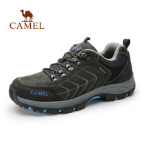 camel骆驼户外登山鞋 牛皮耐磨户外鞋 秋季新款防滑登山鞋 A432330015(深碳灰 42)