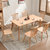 家逸 实木餐桌餐桌椅组合饭桌方桌吃饭桌子长方形家用小户型北欧(17)