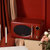 大宇（DAEWOO）微波炉家用小型转盘式迷你微波炉烤箱一体机杀菌微蒸烤 20L DY-WB02复古红