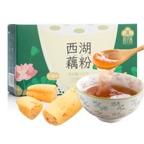艺福堂无添加蔗糖纯藕粉手工西湖莲藕粉300g 杭州特产速溶代餐粉便携早餐