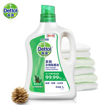 Dettol滴露 多效合一衣物除菌液柠檬/松木1L 专为衣物设计，深入纤维杀菌，99.99%除菌除螨，7天长效防霉抑菌(1L 甄选松木1L)