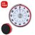 厨房计时器定时器提醒器不锈钢蛋形倒计时器机械闹钟厨房工具用品7yc(红色计时器)