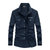 JEEP吉普工装多袋长袖衬衫JPCS7001HL(深蓝色 XL)