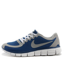 耐克Nike男女鞋NIKE FREE 5.0 FLASH透气跑鞋跑步鞋运动鞋(灰宝蓝)