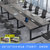 会议桌简约现代长方形条桌子培训洽谈工作台办公室桌椅组合定订制(600*150*75cm)