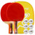 红双喜乒乓板 家庭娱乐套装/比赛训练对拍 二星乒乓拍(2002+2006)
