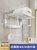 太空铝浴室置物架壁挂式毛巾杆收纳免打孔卫生间厕所洗手间浴巾架(经典银 40)