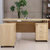 卡里鳄班台办公室办公桌班台桌KLE—BGT013办公桌班台含移动侧柜木主桌(默认)