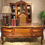 红木家具欧式1.7米书桌实木办公桌办公椅简约现代刺猬紫檀木(其他 椅子)