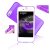 爱酷多（ikodoo） iphone5 进口TPU清水壳 手机壳保护壳自带防尘塞(紫色)