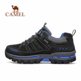 CAMEL 骆驼情侣款徒步鞋 男女防滑休闲低帮徒步鞋 A732303265/A73303693(A732303265/男/碳灰/天蓝 38)