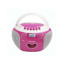 【下单立减40元！+赠耳机！】熊猫CD350 磁带·PM3· U盘·CD·DVD全兼容复读机 外语学习专用复读机！(粉色)