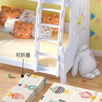 宝宝爬行垫加厚婴儿家用爬爬垫折叠无毒无味夏季拼接儿童泡沫地垫7wj(【升级款】多彩鱼群 200CM*150CM*2cm【升级加厚】收藏5)