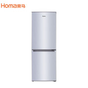 奥马（Homa) BCD-176A7拉丝银 【2016新版】 176升冰箱 双门大容量 双门冰箱