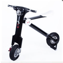 电动滑板车 成人折叠电动车 电瓶自行车锂电池代步车便携代驾 可折叠(白色)
