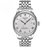 天梭(TISSOT)手表力洛克系列 T006新款80小时全自动机械时尚潮流精钢表带男士腕表(银壳白面银钢带 钢带)